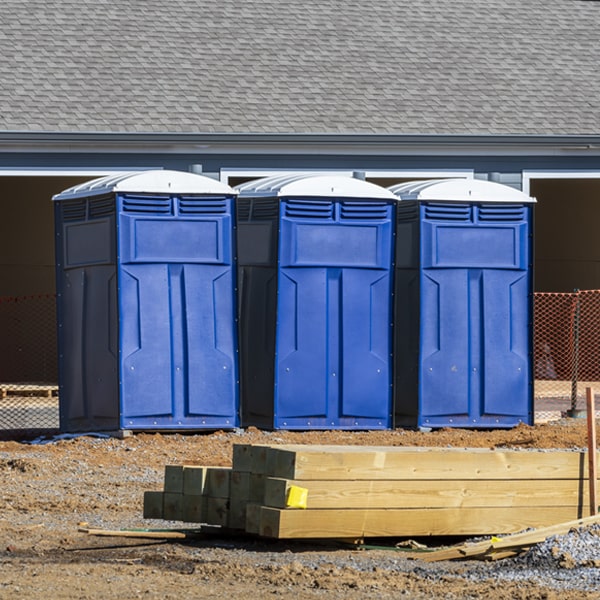what is the maximum capacity for a single porta potty in Richland Nebraska